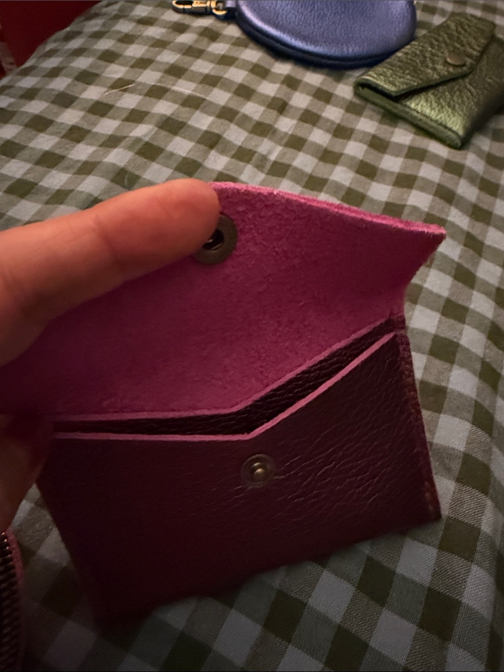 Portland Leather Gordita and Mini Envelope Wallet: UltraViolet - Picture 4 of 4